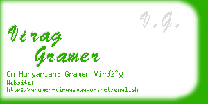 virag gramer business card